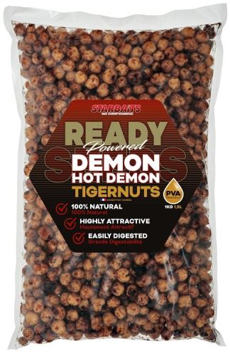 Starbaits Tygrie orech Ready Seeds Hot Demon Tigernuts 1kg