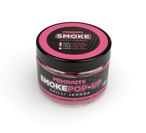 Mikbaits Pop-Up SMOKE Chilli Jahoda 14mm 150ml