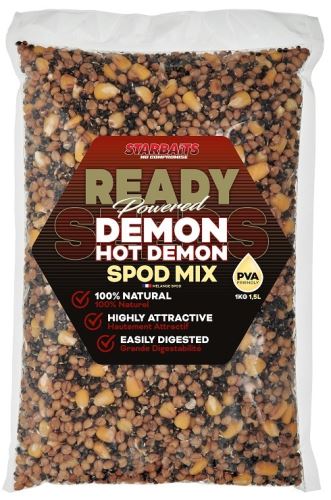 Starbaits Partikel Ready Seeds Hot Demon Spod Mix 1kg