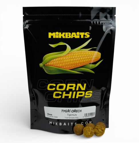 Mikbaits Boilies Corn Chips Tygří ořech 300g