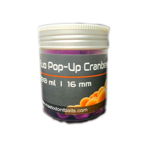 Mastodont Baits Fluo Pop-Up Cranberry 200ml 16mm