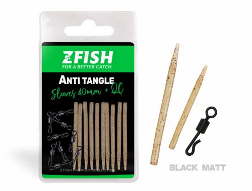 Zfish Prevlek s obratlíkom Anti Tangle SET Sleeves + QC 10ks