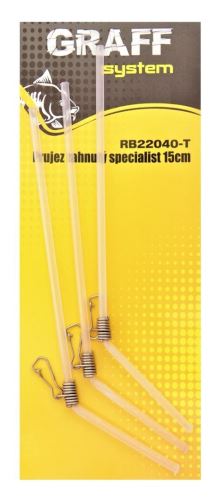 Graff Prejazd zahnutý Specialist 15cm 3ks Transparentní