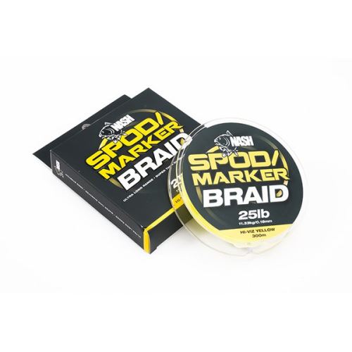 Nash Šnúra Spod and Marker Braid Hi-Viz Yellow 300m 0,18mm 25lb 11,3kg