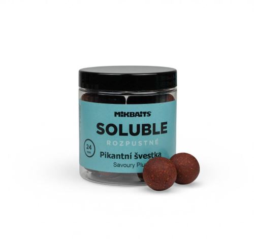 Mikbaits Rozpustné boilies Pikantní švestka 250ml