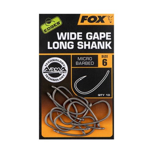 FOX Háčik Edges Armapoint Super Wide Gape Long Shank